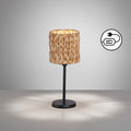noshtna-lampa-s-estestven-abazhur-ot-zyumbyul-hyazinthe