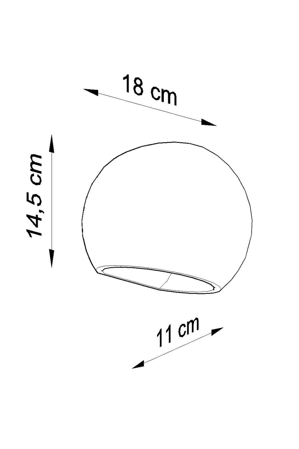aplik-za-stena-keramichen-globe