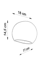 aplik-za-stena-keramichen-globe