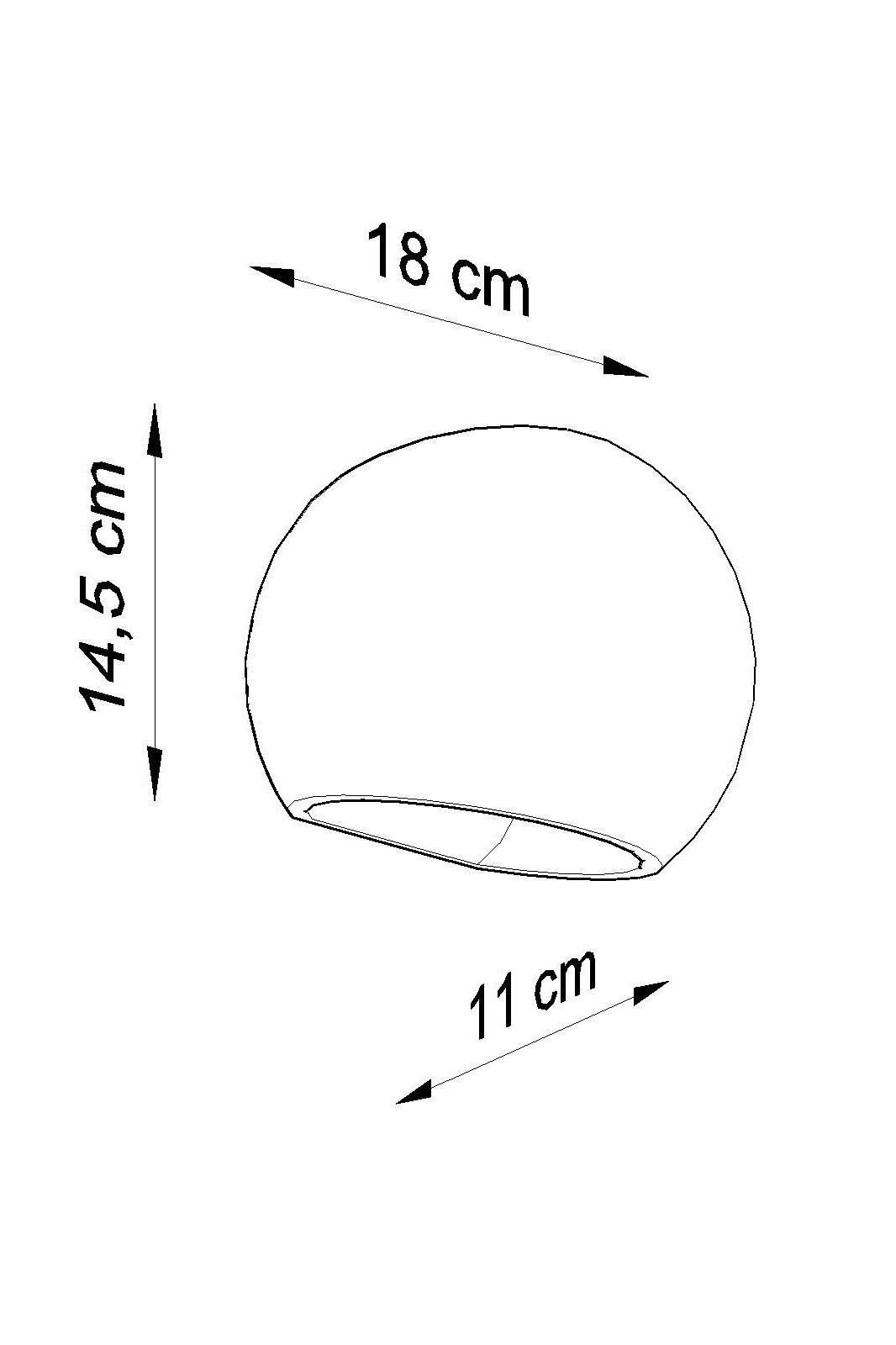 aplik-za-stena-keramichen-globe