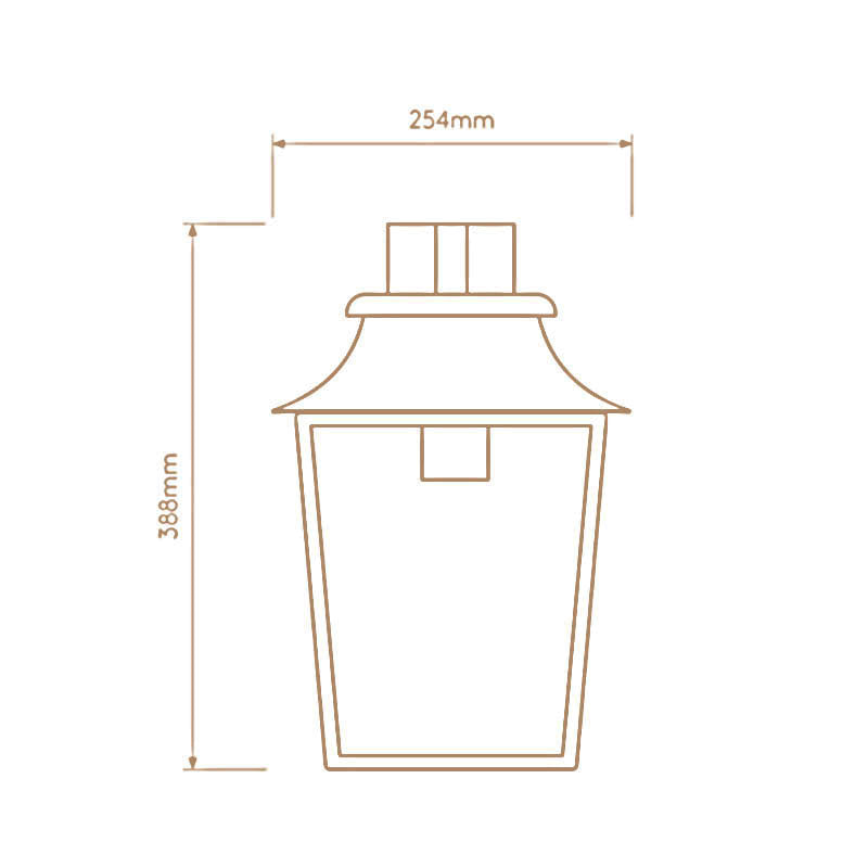 Градински фенер за стена Vesper Lantern