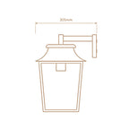 Градински фенер за стена Vesper Lantern
